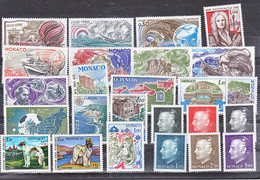 Monaco 1978 Année Complète Postes 1125 à 1174  Neuf Avec Trace De Charnière* TB  MH  Con Charnela Cote **109 - Annate Complete