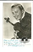 Helmut Zacharias - Carte Postale Originale SIGNEE - Autographs