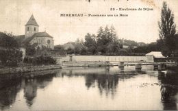 MIREBEAU  PANORAMA SUR LA BEZE - Mirebeau