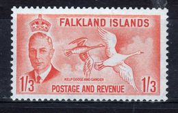 Falkland Islands George VI 1/3d Definitive Stamp From The 1952 Set. - Falkland