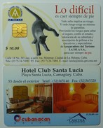 CUBA - 2 Chip Cards - Lo Dificil & Hotel Club Santa Lucia - Used - Cuba