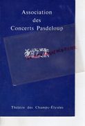 75- PARIS-PROGRAMME CONCERTS PASDELOUP-THEATRE CHAMPS ELYSEES-OISEAU DE FEU-16-1-1983-BRACHA EDEN-ALEXANDER TAMIR-MOZART - Programmes