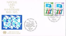 26047. Carta GENEVE (Suisse) 1975. Nations Unies . ONU. UN - UNO