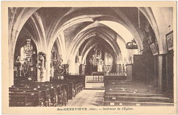 60. STE-GENEVIEVE. Intérieur De L'Eglise - Sainte-Geneviève