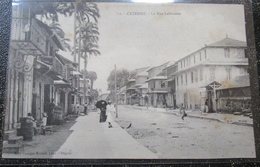 Guyane Cayenne La Rue Lallouette Cpa - Cayenne