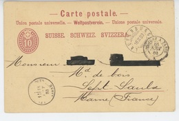 SUISSE - LAUFENBURG - Carte De Correspondance Pré-affranchie De 1883 - Laufenburg 