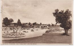 KETTERING - WICKSTEED PARK - PADDLE BOAT LAKE AND BRIDGE - Postally Used 1947 - Northamptonshire
