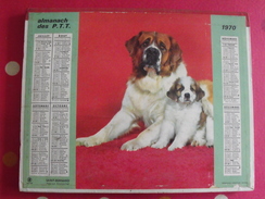 Calendrier Postes Almanach Des P.T.T. Angers + Liste Des Communes De France 210 Pages. Chien Chat - Grossformat : 1961-70