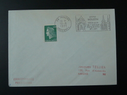 08 Ardennes Mouzon Millénaire Abbaye 1971 - Flamme Sur Lettre Postmark On Cover - Abadías Y Monasterios