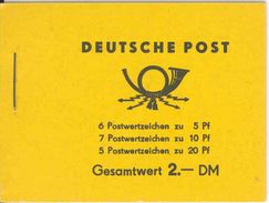 DDR, 1955, Booklet MH1a1, Fünfjahresplan - Booklets