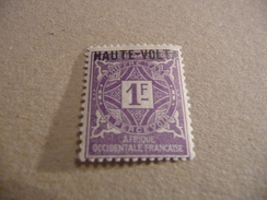 TIMBRE   HAUTE-VOLTA   TAXE  N  18      COTE  8,00  EUROS   NEUF  TRACE  CHARNIERE - Postage Due