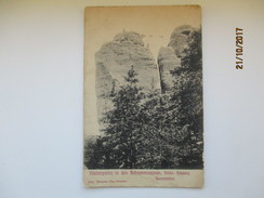 SCHRAMMSTEINEN DOMWÄCHTER , OLD POSTCARD , RA - Bad Schandau