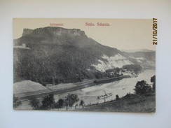 LILIENSTEIN , STEAMER  , OLD POSTCARD , RA - Bad Schandau