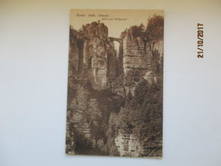 BASTEI  WEHLGRUND  , OLD POSTCARD , RA - Bastei (sächs. Schweiz)