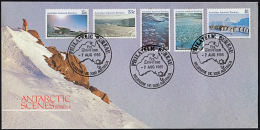 Ca0001 AUSTRALIAN ANTARCTIC TERRITORY 1985,  Antarctic Scenes, FDC For August 1985 Issues - FDC