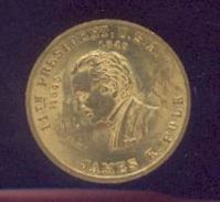 Médaille U.S.A.  - James K . POLK 1845 - 1848 - Altri & Non Classificati