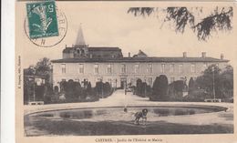 Cp , 81 , CASTRES , Jardin De L'Évêché Et Mairie - Castres