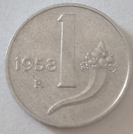 1958 - Italia 1 Lira   ----- - 1 Lira