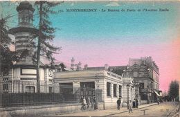 95-MONTMORENCY- LE BUREAU DE POSTE ET L'AVENUE EMILE - Montmorency