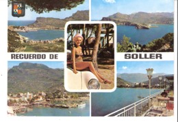 Palma De Mallorca-Islas Baleares-Recuerdo De SOLLER-Multivues-Pin-up - Palma De Mallorca