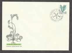 POLAND FDC 1991 MEDICINAL PLANTS 5TH SERIES LILLY OF THE VALLEY MEDICINE FLOWERS THERAPUTIC CHEMIST PARMACY - Autres & Non Classés
