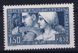 France: Yv Nr 252 MH/* Falz/ Charniere 1928 Caisse  D'amortissement, Type I - Unused Stamps