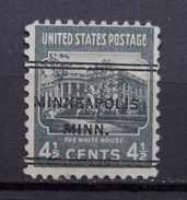 USA 1938 Vorausentwertung Abart !  (R167) - Precancels