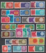 EUROPA  1970  ~ 19 Pays  41 Valeurs   Neuf  X X - Annate Complete