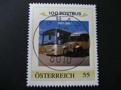 Österreich- Pers.BM 8016513- 100 Jahre Postbus Mit Vollstempel Graz - Personalisierte Briefmarken