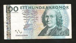 DENMARK / DANIMARCA - DANMARKS NATIONALBANK - 100 KRONER / C. Von Linne - Schweden