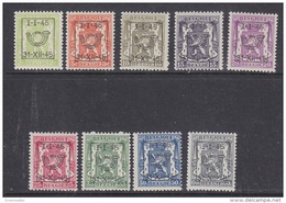 Belgie 1945 Preo 28 (1-I-45 / 31-XII-45) 9v ** Mnh (32698) - Typo Precancels 1936-51 (Small Seal Of The State)