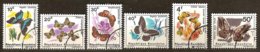 Rwanda 1965 OCBnr. 112-117 (o) Oblitéré Cote 4,25 € Faune  Vlinders Papillons Butterflies - Oblitérés