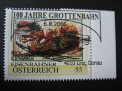 Österreich- Pers.BM 8011635- Linz 100 Jahre Grottenbahn, Sonderstempel Grottenbahn - Personalisierte Briefmarken