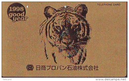 Télécarte  JAPON * ZODIAQUE * TIGRE (666) TIGER * HOROSCOPE * PHONECARD JAPAN * TELEFONKARTE STERNZEICHEN TIJGER - Zodiaque