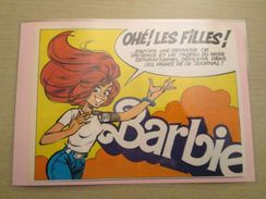 OHE LES FILLES !! POUPEE BARBIE Pour  Collectionneurs ... PUBLICITE MATTEL Page De Revue Des Années 70 Plastifiée Par Me - Barbie