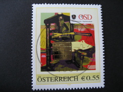 Österreich- Pers.BM 8001695- Druckerpresse ÖSD Mit Vollstempel Stadl Paura - Personalisierte Briefmarken