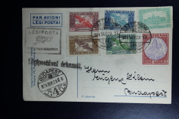 Ungarn : Post Karte 1924 Legiposta Esztergom Zu Budapest Hungaria Exhibition Posta Repules - Storia Postale