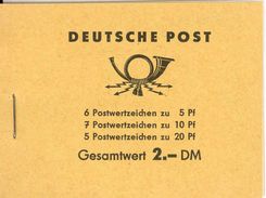 DDR, 1961, Booklet MH3b2,  Fünfjahresplan - Booklets