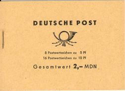 DDR, 1968, Booklet MH4b1e,  Ulbricht, Prüfung S. Paul BPP - Booklets