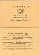 DDR, 1968, Booklet MH4c1a,  Ulbricht - Booklets