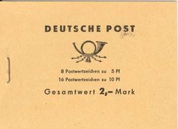 DDR, 1968, Booklet MH4c1c,  Ulbricht - Booklets