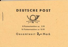 DDR, 1968, Booklet MH4c2, Ulbricht - Booklets