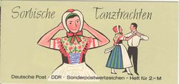DDR, 1971, Booklet MH 5I/1a, Sorb. Tanztrachten / Costumes For Dance - Booklets
