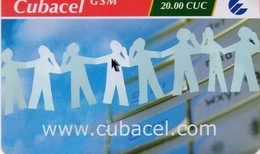 CUBA. Figuras Recortadas. Cubacel-10. (290) - Cuba