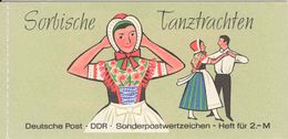 DDR, 1972, Booklet MH 5II/2b, Sorb. Tanztrachten / Costumes For Dance - Booklets