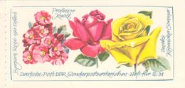 DDR, 1972, Booklet MH6 I2, Exposition Roses - Booklets