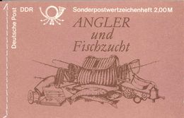 DDR, 1988, Booklet MH 9 W1, Faune: Fishes - Booklets