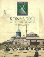 Turkey; 2011 "National Stamp Exhibition, Konya" Special Portfolio - Enteros Postales