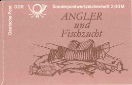 DDR, 1988, Booklet MH 9 W2, Faune: Fishes - Booklets