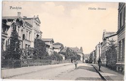 PARCHIM Flörke Strasse Belebt Gelaufen 13.10.1910 - Parchim